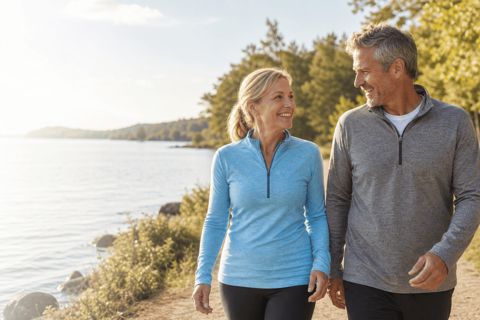 Patient enjoying outdoor adventures after hip replacement